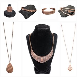 Copper tone Jewelry Set